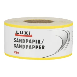 Best Luxi Sandpapir rull korn 80 - 93 mm x 50 meter