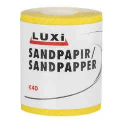 Luxi Sandpapir rull korn 40 - 93 mm x 5 meter