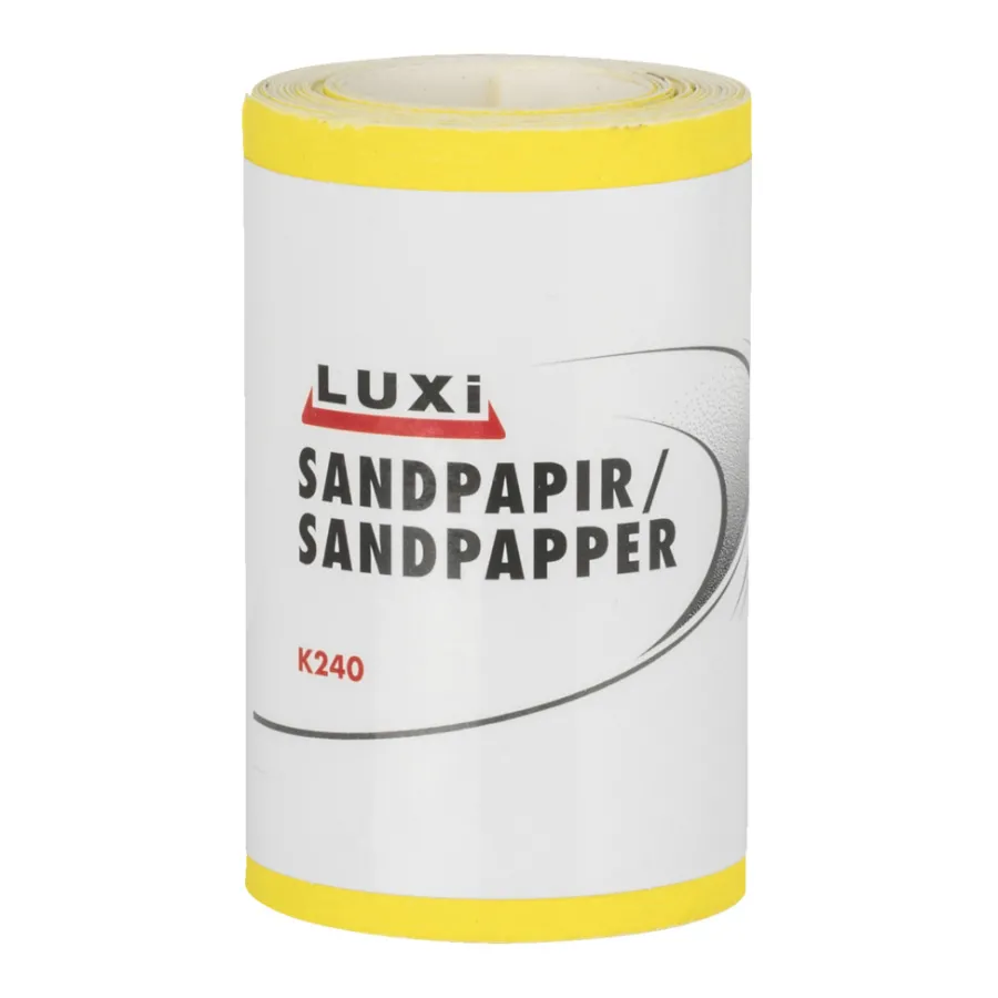 Hot Luxi Sandpapir rull korn 240 - 93 mm x 5 meter