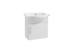 Clearance REN Servantskap Basic hvit NR2 med 1 dør -