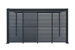Sale Outfit Sidepanel med justerbare lameller til pergola 4 meter -
