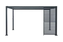 Sale Outfit Sidepanel med justerbare lameller til pergola 4 meter -