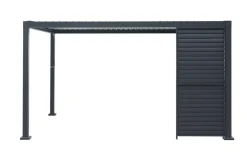 Sale Outfit Sidepanel med justerbare lameller til pergola 4 meter -