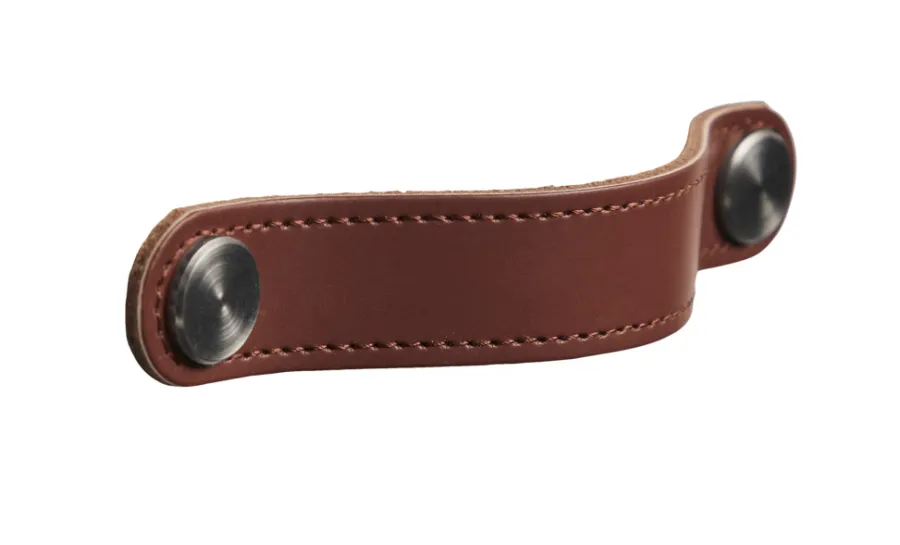 Online Skinnhåndtak 12,8 cm 2-pk. Brun