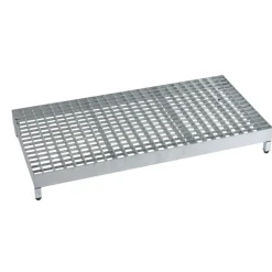 New Skraperist galvanisert stål 80 x 40 cm