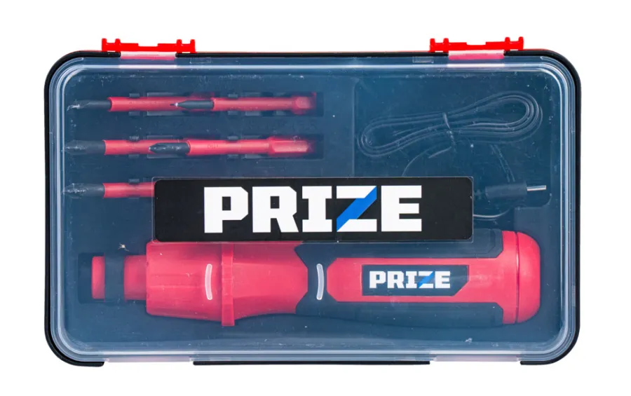 Online PRIZE Skrumaskinsett VDE akku 4 V –