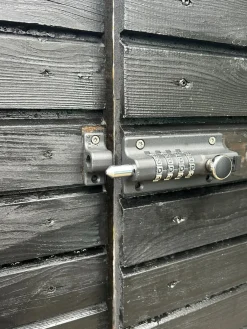 Clearance The Lock Skåtelås med kodelås 120 x 48 mm Svart
