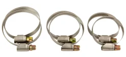Outlet Slangeklemmer mix 1"- 1 1/4" - 1 1/2" - 6 stk.