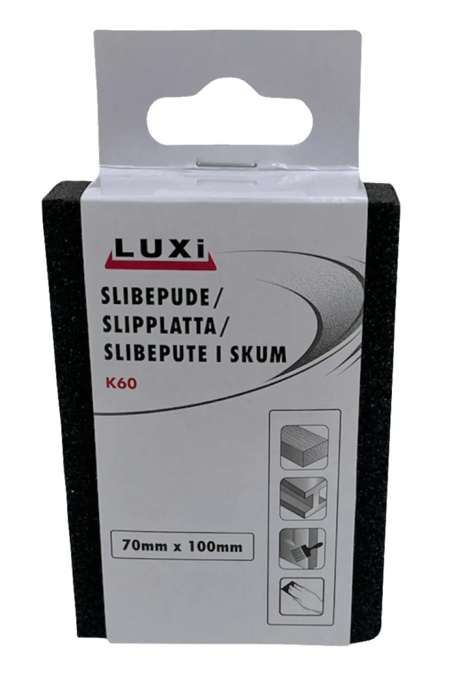 New Luxi Slipesvamp korn 60, 70x100 mm -