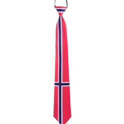 Best Slips med norsk flagg i rødt, hvitt og blått