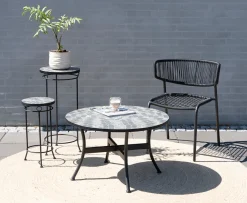 Discount Sunlife Sofa/loungebord Rom mosaikk Ø76 cm - ® Multi/svart