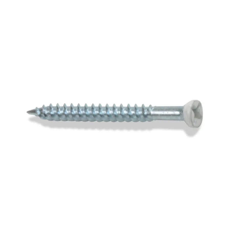 Clearance Heco Sokkelskrue 3,9 x 57 mm - hvit