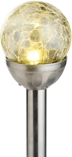Sale Garden Solcellelamper Ø8 x H34 cm 3-pk. - ® Sølv