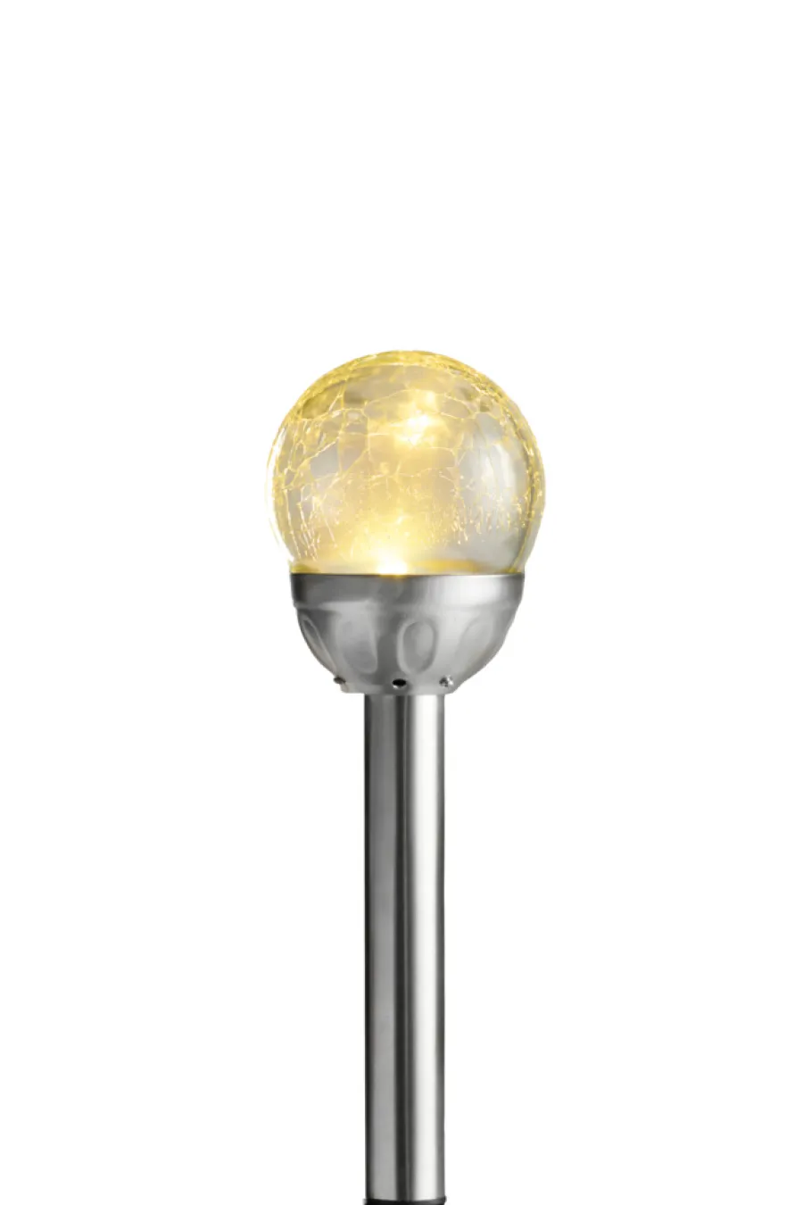 Sale Garden Solcellelamper Ø8 x H34 cm 3-pk. - ® Sølv
