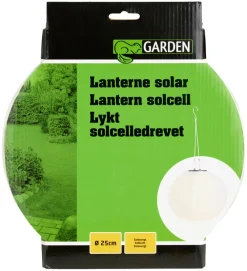 Outlet Garden Solcellelykt rund Ø25 cm - ®