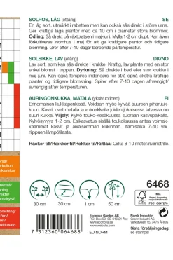 Discount Weibulls Solsikke lav økologisk - Spray mix gul