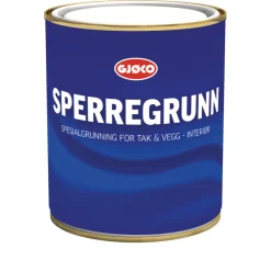 Outlet Gjøco Sperregrunn hvit base 0,68 liter - Hvit base. kan blandes i lyse farger