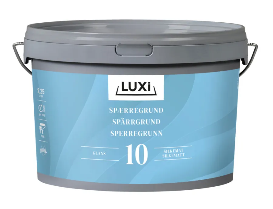 New Luxi Sperregrunning 2,25 liter - Hvit
