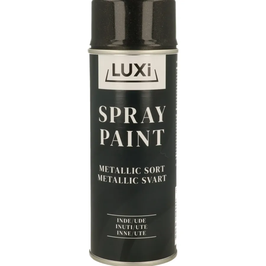 Sale Luxi Spraymaling metallic svart 400 ml -