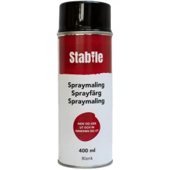 Hot Stabile Spraymaling svart blank 400 ml -
