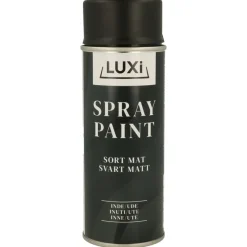 New Luxi Spraymaling svart matt 400 ml -