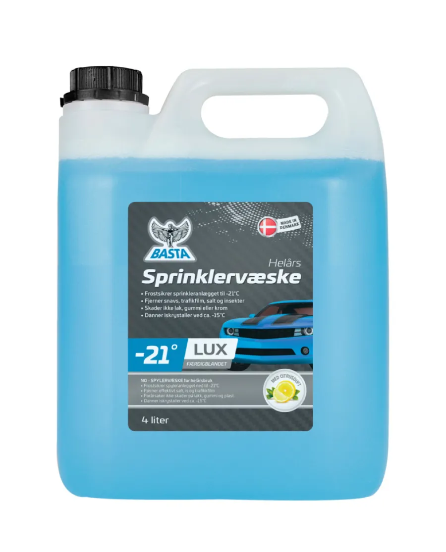 Sale Basta Spylervæske helårs lux 4 liter -