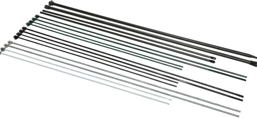 Online Stagstolpe svart Ø8 mm x 110 cm