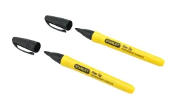Hot Stanley tusj permanent marker fine tip svart - 2-pk.