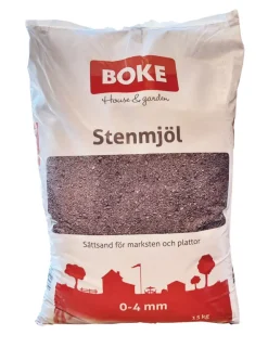 Hot Boke Steinmel 0-4 mm grå 15 kg