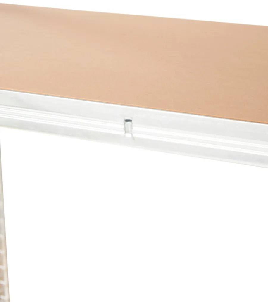 Clearance Stålreol m/4 hyller - 90 x 190 x 40 cm