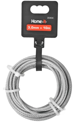 Clearance Home it Stålvaier 3 mm x 10 meter