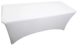 Sunlife Strekkduk Iowa til sammenleggbart bord 180 cm hvit - ®
