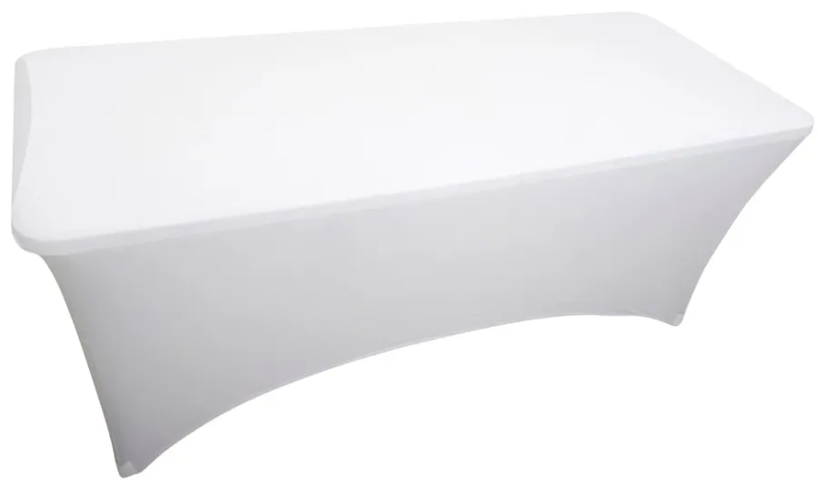Sunlife Strekkduk Iowa til sammenleggbart bord 180 cm hvit - ®