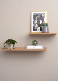 Discount DAY Svevehylle MDF folie 38 x 20 cm Tre