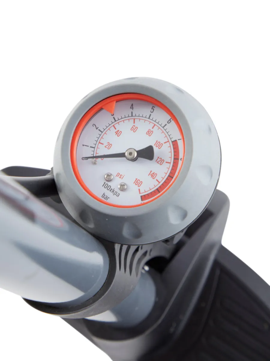 New Bikezone Sykkelpumpe m/manometer