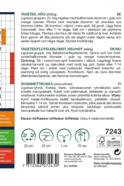 Discount Weibulls Tagetes, høy 'Crackerjack Mix' Gule og oransje nyanser