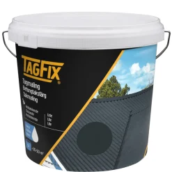 Clearance Tagfix Takmaling akryl 5 liter - Antrasittgrå