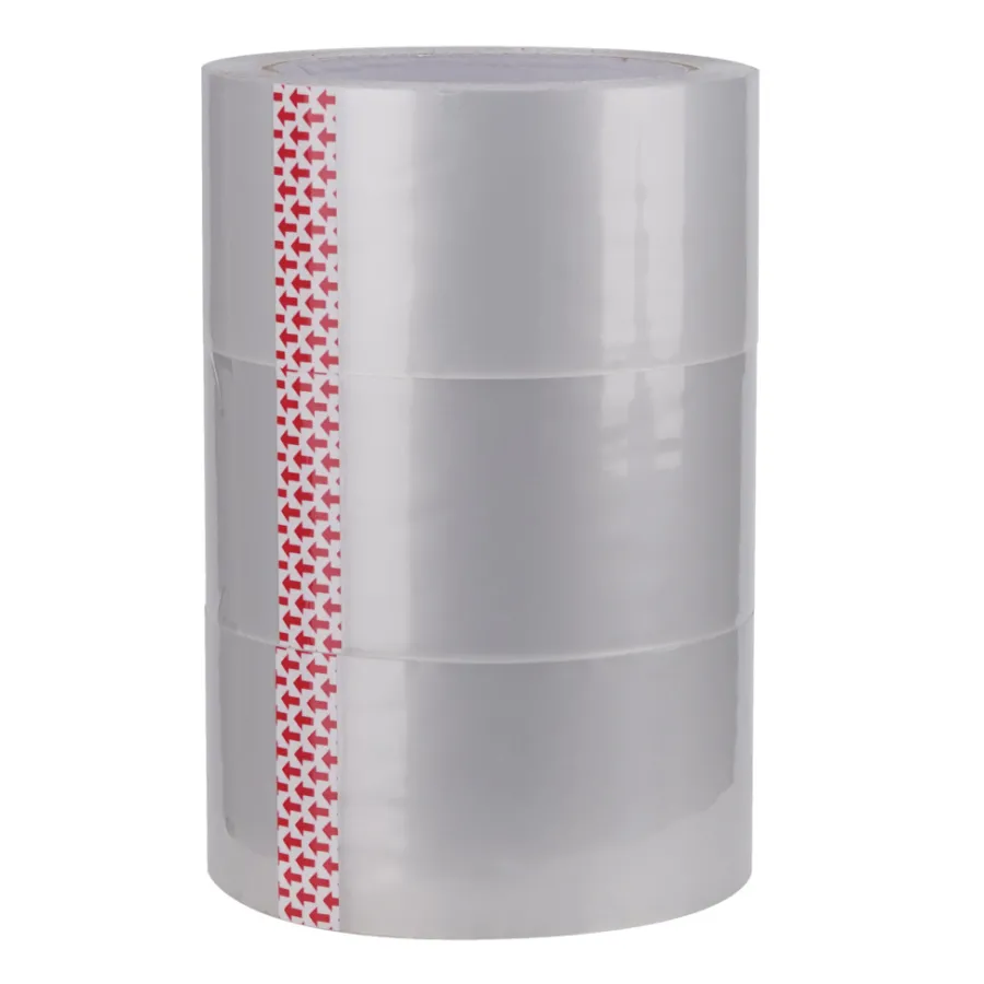 Discount Tape 50 mm x 66 meter 3-pk. Klar