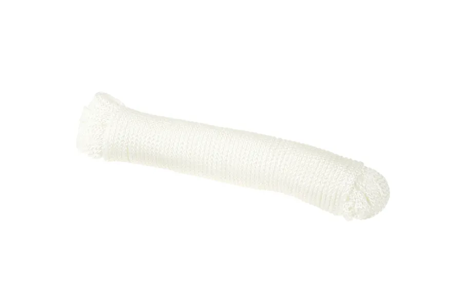 Outlet Tau flettet 3 mm x 30 meter hvitt