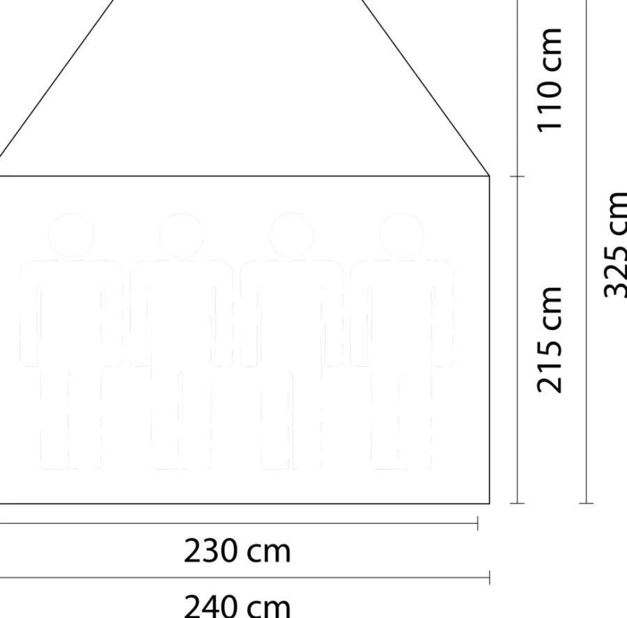 Hot Sunlife Telt til 4 personer Barcelona 240 x 325 cm - ®