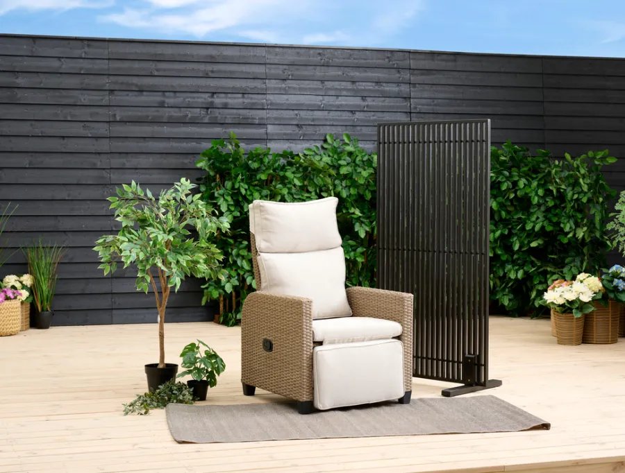 Discount Sunlife Terrasseavskjerming New York akasie – ® Svart