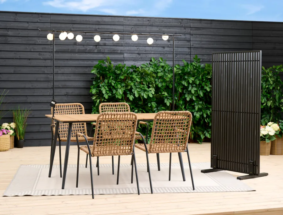 Discount Sunlife Terrasseavskjerming New York akasie – ® Svart
