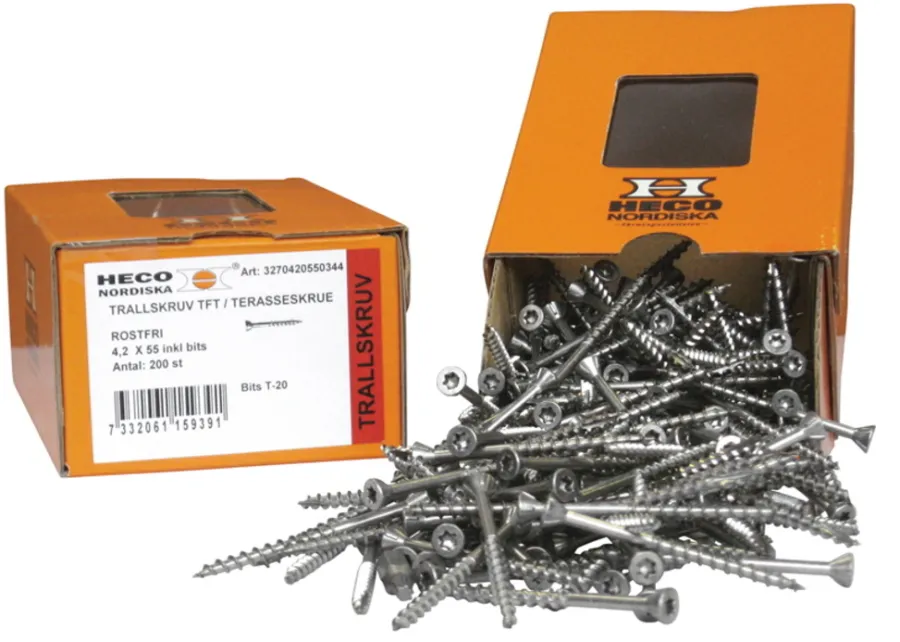 Online Heco Terrasseskruer A4 4,2 x 41 mm