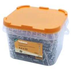 New Heco Terrasseskrue 4,2 x 55 mm A2 -1000 stk.