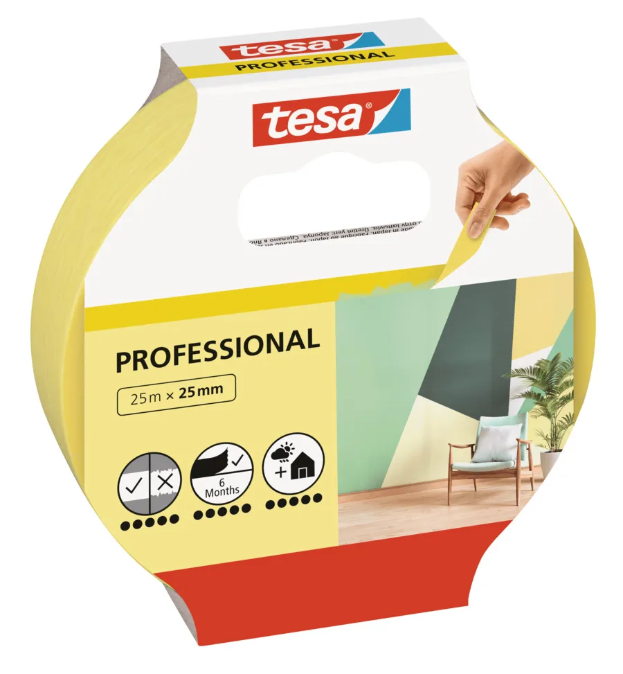 Outlet Tesa Maskeringstape Professional 25 mm x 25 meter