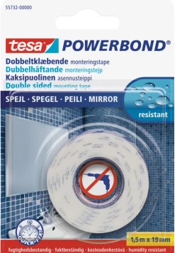 Discount Tesa Powerbond Speil monteringstape 19 mm x 1,5 meter