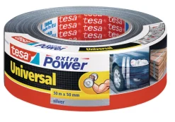 Sale Tesa Universal gaffatape sølv 50 mm x 50 meter