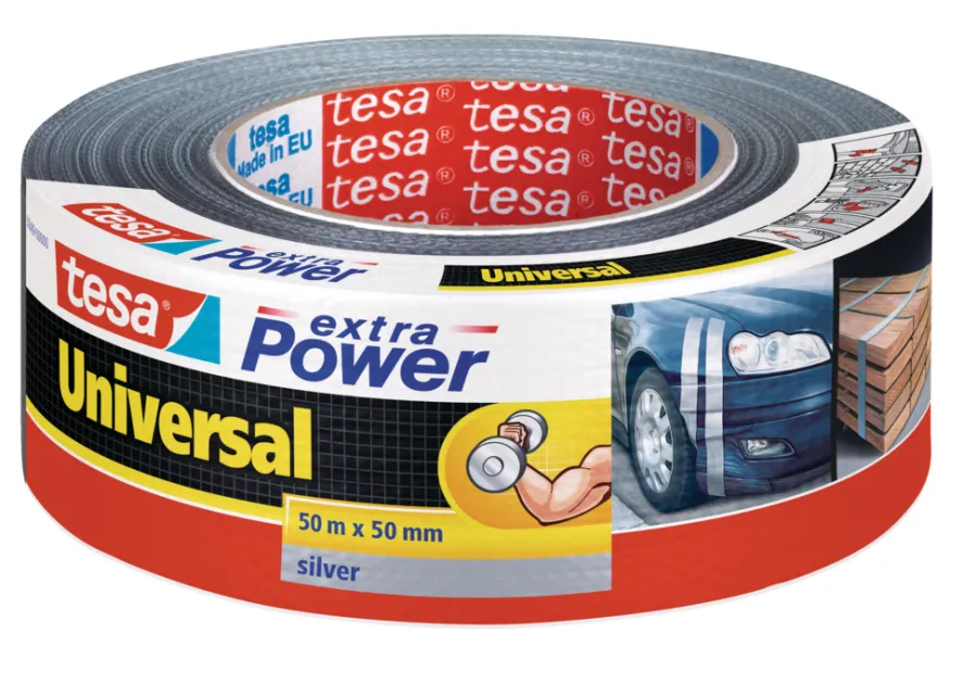 Sale Tesa Universal gaffatape sølv 50 mm x 50 meter