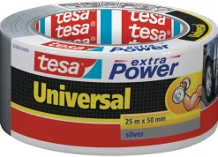 Hot Tesa Universal gaffatape sølv 50 mm x 25 meter