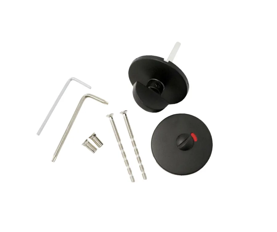 Best Toalettbeslag Ø50 mm matt svart
